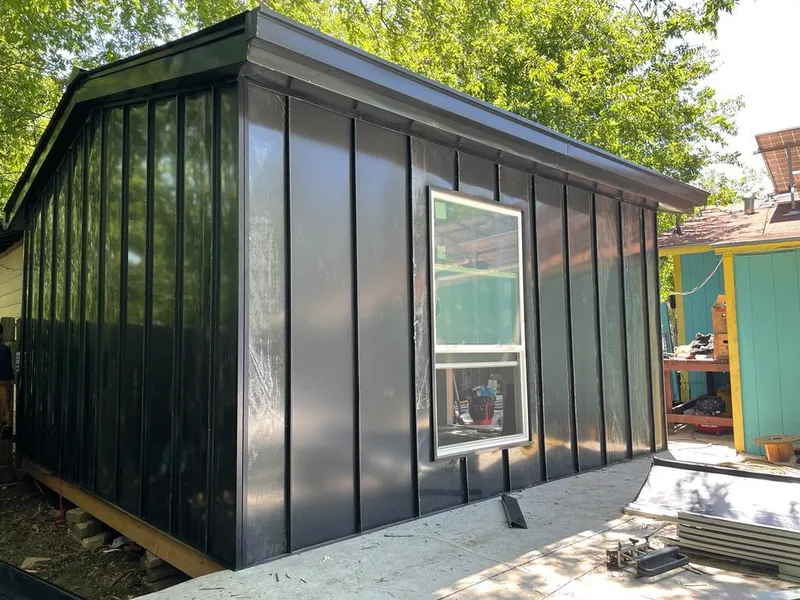 Black standing seam metal wall panels for Roof Inspection in Meadowbrook